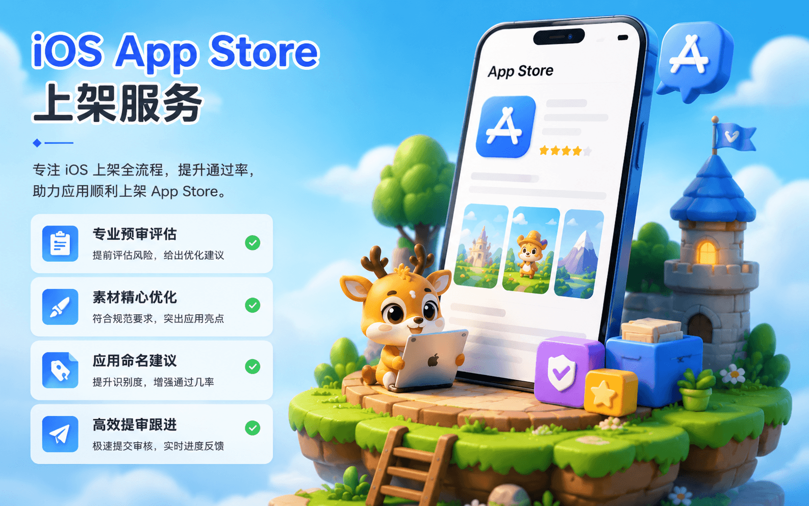 iOS App Store 上架服务展示图